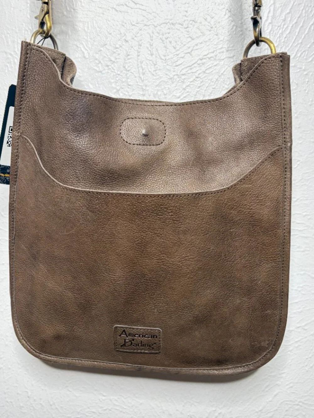 NWT American Darling Genuine Leather Crossbody Purse